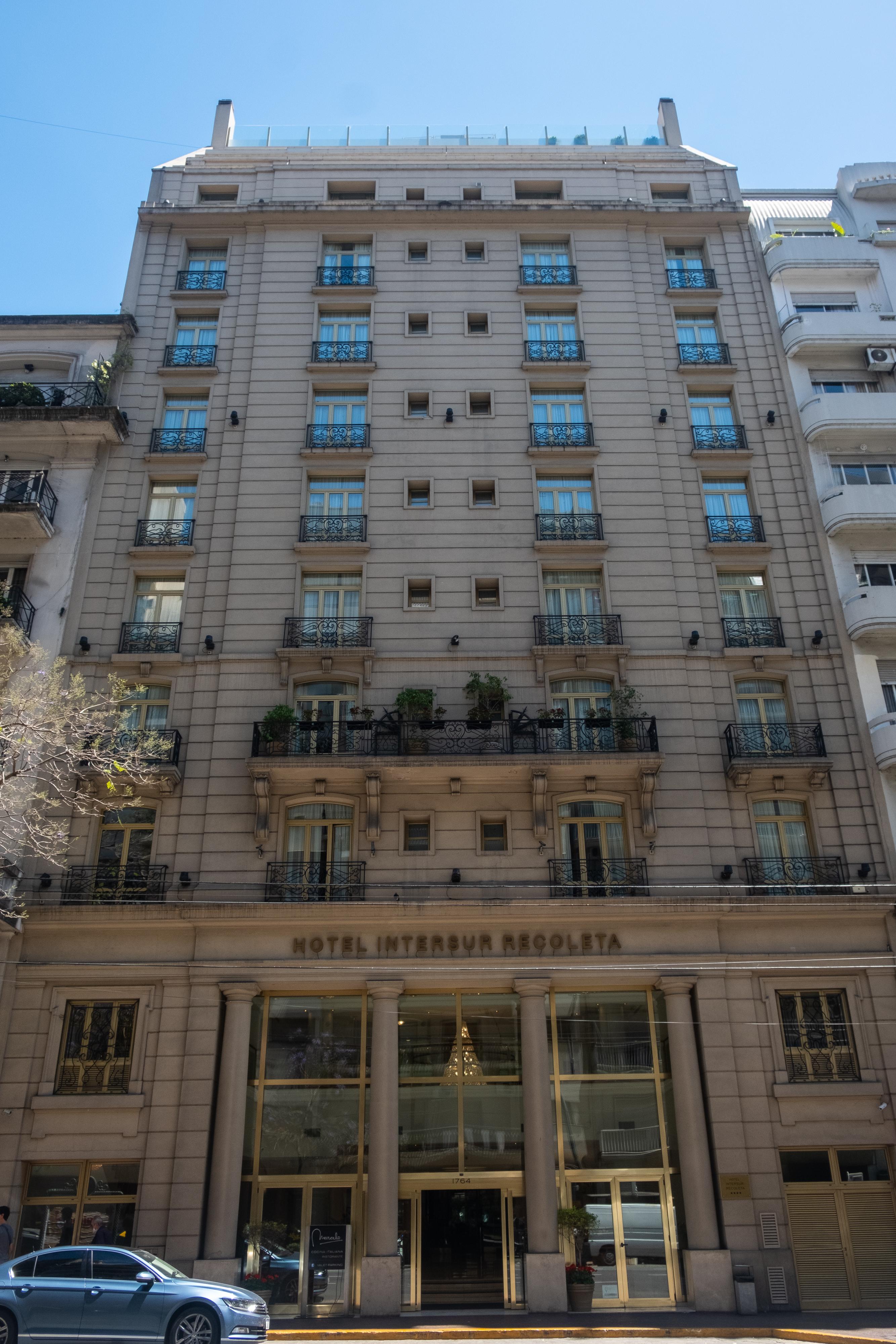 Hotel Intersur Recoleta Buenos Aires Buitenkant foto